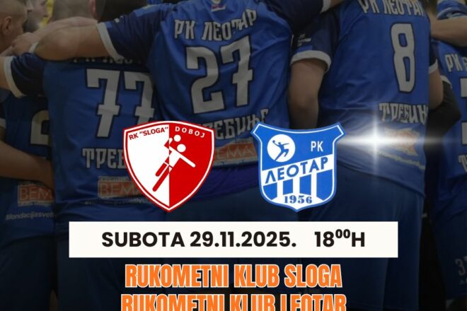 Leotar večeras gostuje Slogi u borbi za važne bodove