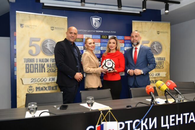 MaxBet generalni sponzor 50. jubilarnog Futsal turnira „Borik MaxBet 2025“