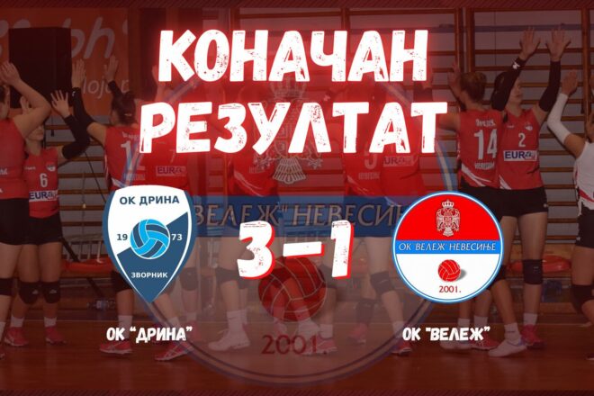 ПОРАЗ ОДБОЈКАШИЦА ВЕЛЕЖА У ЗВОРНИКУ