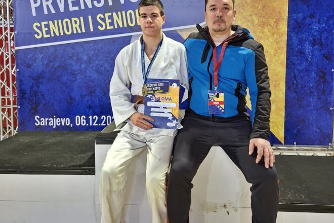 Џудиста Павле Дабић првак БиХ у сениорској конкуренцији
