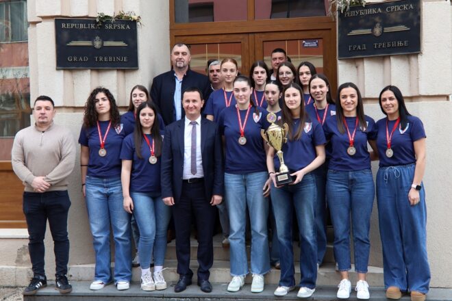 Леотар 03 освајач Купа Републике Српске – пријем у Градској управи Требиња