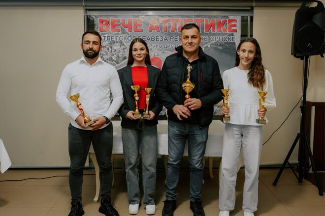 Atletski klub Leotar Treći klub u Srpskoj, priznanja za rekorderke i trenere u ​Brčkom