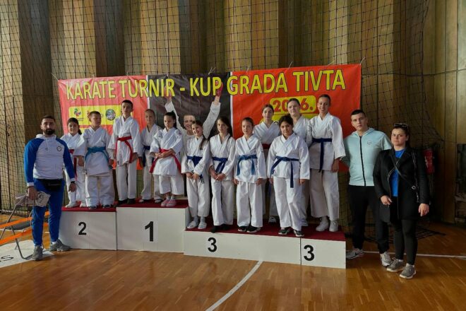 Zapažen rezultat na turniru u Tivtu FOTO