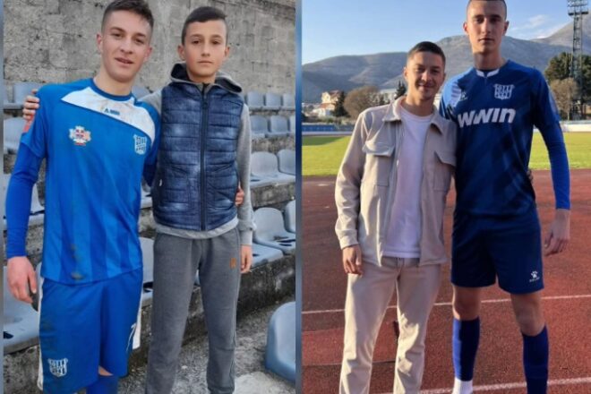 Rastu djeca, strepe golmani: Pavle i Danilo – dva vremena, isti dres FK Leotar