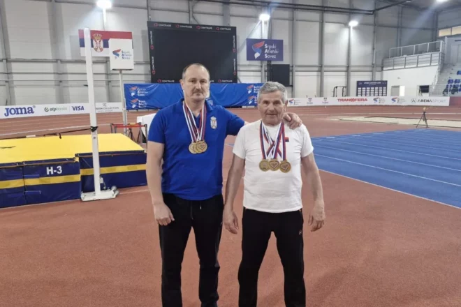 Гатачки атлетичари доминирали на Првенству Србије за ветеране