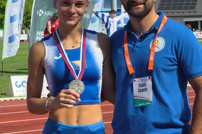 Sara Mijanović vicešampionka Balkana i nova državna rekorderka BiH