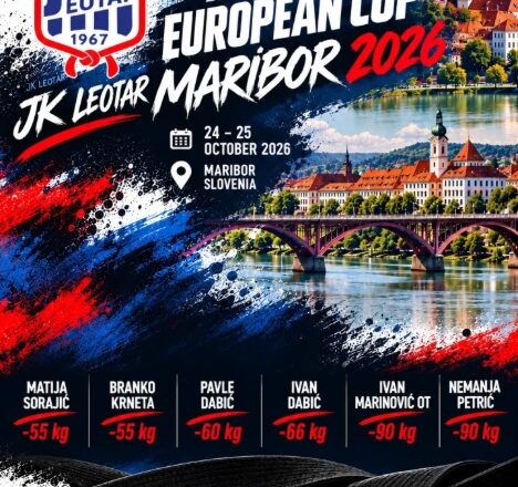 ШЕСТОРИЦА ЏУДИСТА ЛЕОТАРА НА ЕВРОПСКОМ КУПУ У МАРИБОРУ